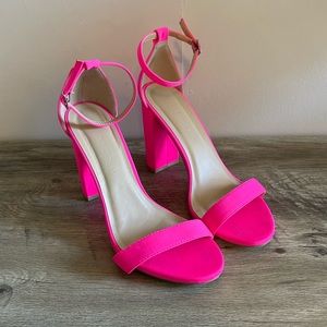 Neon Pink Heels